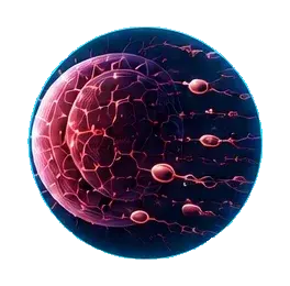 Spermatozoa approaching an oocyte
