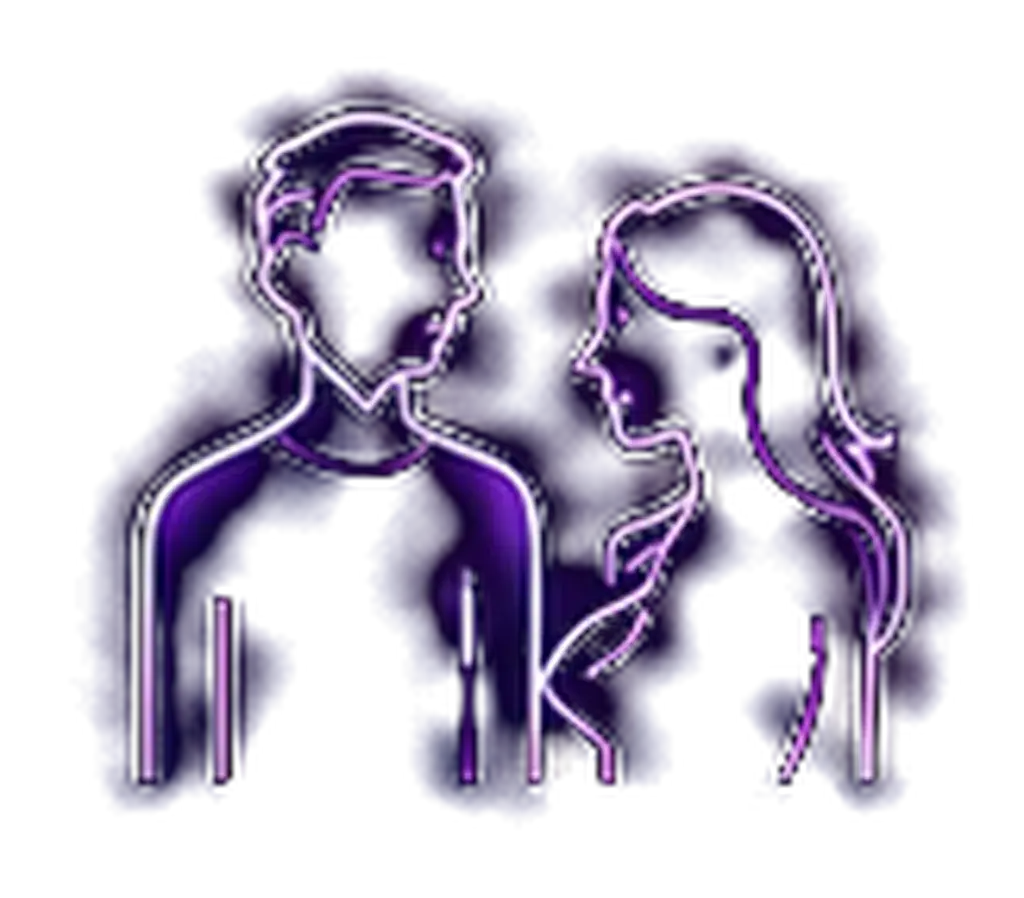 Silhouette of a couple