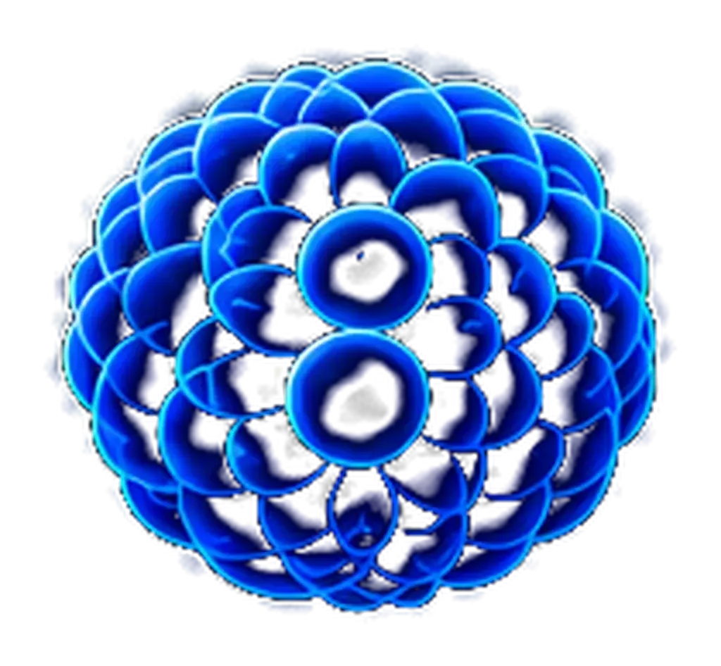 Cluster of developing germ cells